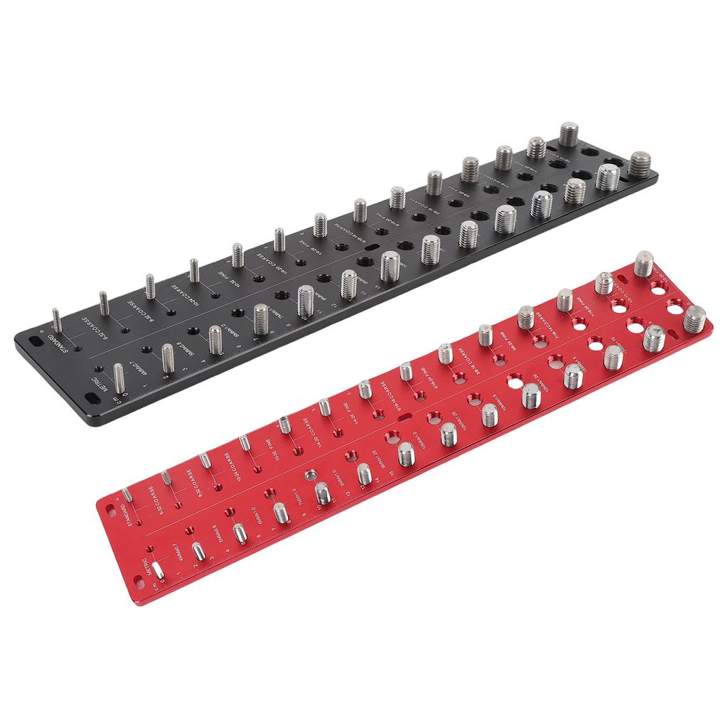 Thread Checker 28 Hole Metric Standard Board Metal Commonly Used Nut Screw Identifier Gauge Thread Checker Gauge Thread Checker
