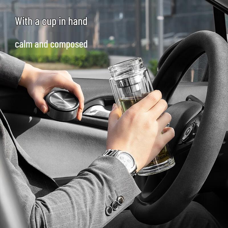 Fuguang Double-Layer Glass Tea Infuser Cup