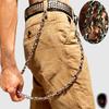 Biker-Decor Skull Wallet Chain with Hook Snap Closure Punk Skull Trouser Chain Hip-hop Cool Style Pant Chain Ornament