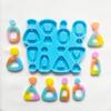4 Styles Combined Keychain Mold Silicone Pendant Mold Earring Ornament Epoxy Resin Casting Jewelry Making Diy Crafts