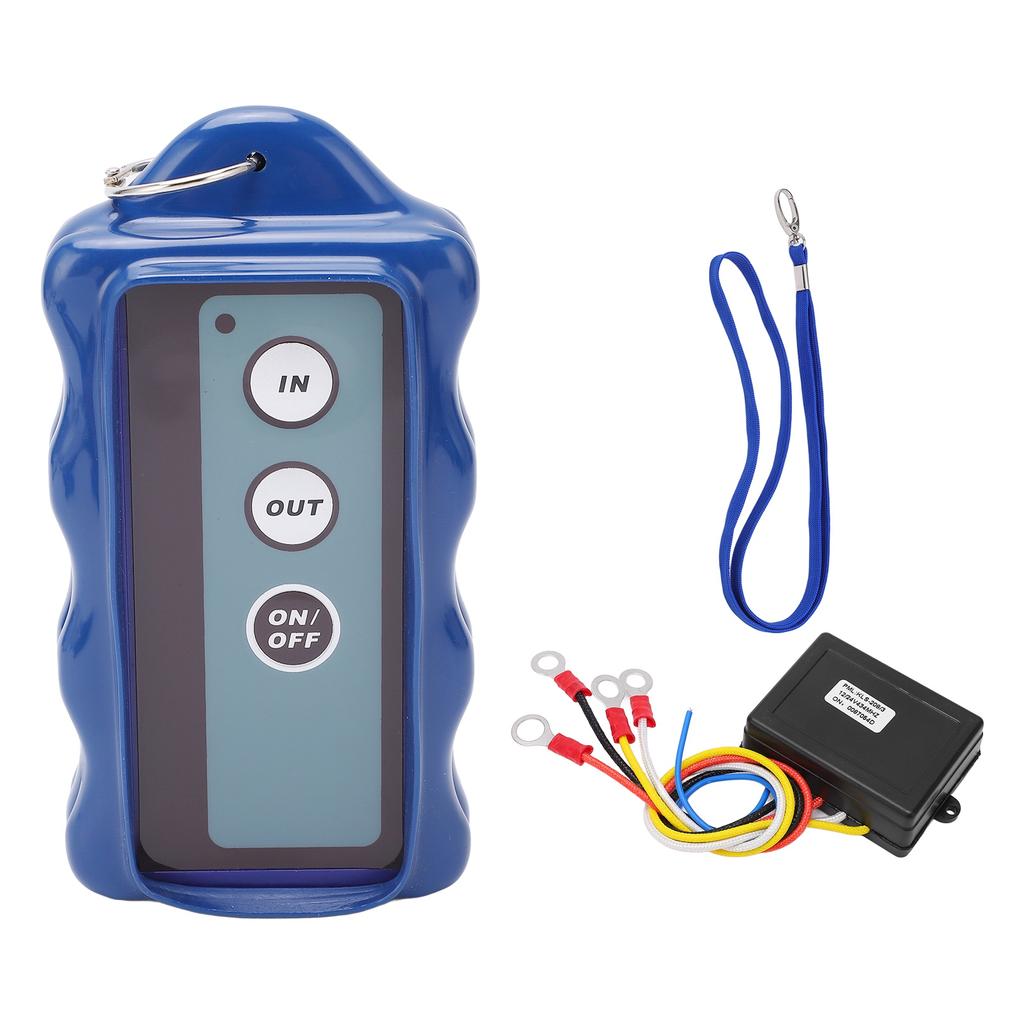 Universal Wireless Winch Remote Control Electric Winch Controller with 434MHZ Receiver for Truck ATV