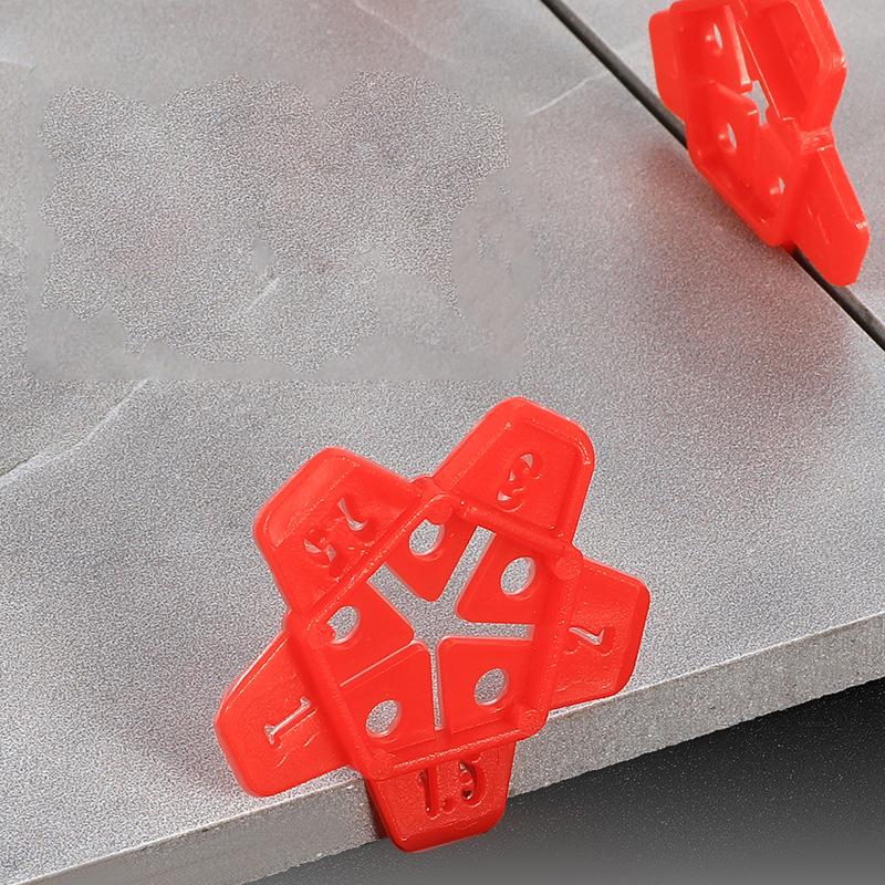 50Pcs 5In1 Wedge Ceramic Leveling System Professional Tile Spacers Clips Floor Wall Gap Leveling System Construction Tools