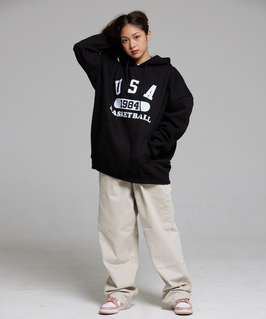Usa Basketball Hoodie Black