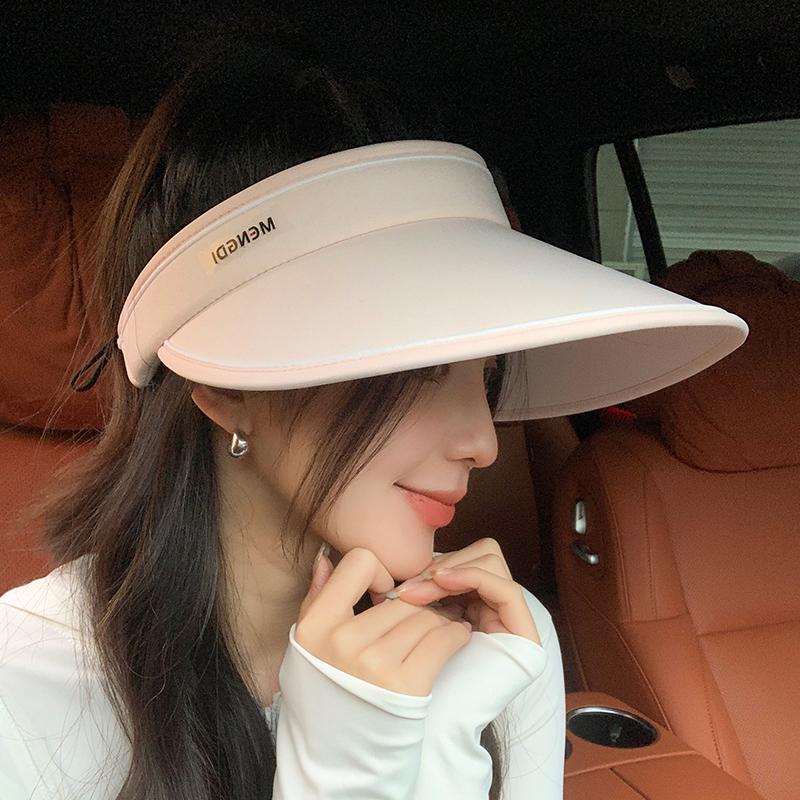 Leerer Oberteil Sonnenschutzhut Damen Sommer faltbarer UV-Schutz Sonnenhut Radfahren großer Krempe Sonnenhut