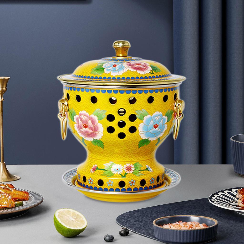 Cloisonné Hrnec Měděné Čínské Hrnky Bufet Pevný Hřejivý Domov Shabu