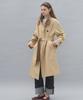 So Ir High Neck Trench Coat - Beige