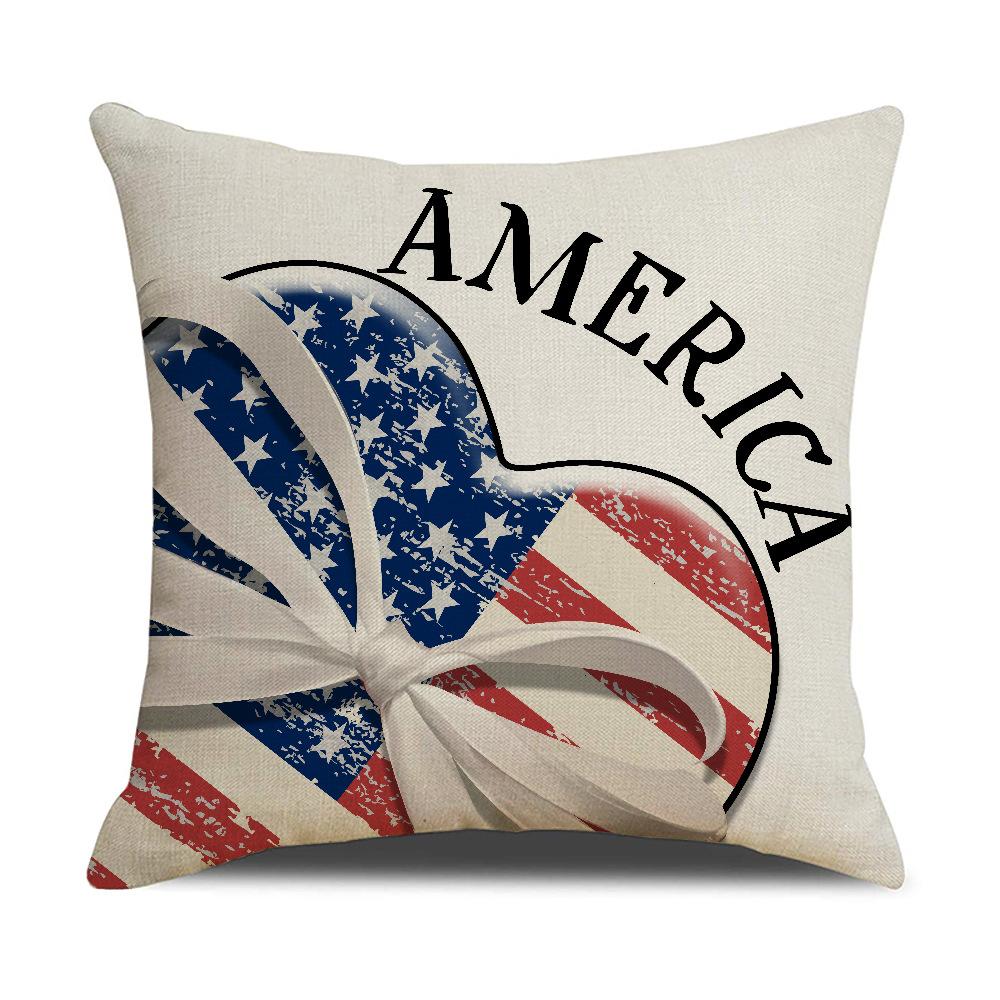 

Наволочка ко Дню независимости США 45*45 см Звезда Полосатый Мероприятия на открытом воздухе Подушка с принтом Наволочка 45 * 45Cm (excluding pillow core)