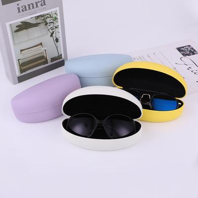 Color Leather Sunglasses Glasses Case New Style Men and Women Sunglasses Case Glasses Case Fashion Iron Box
