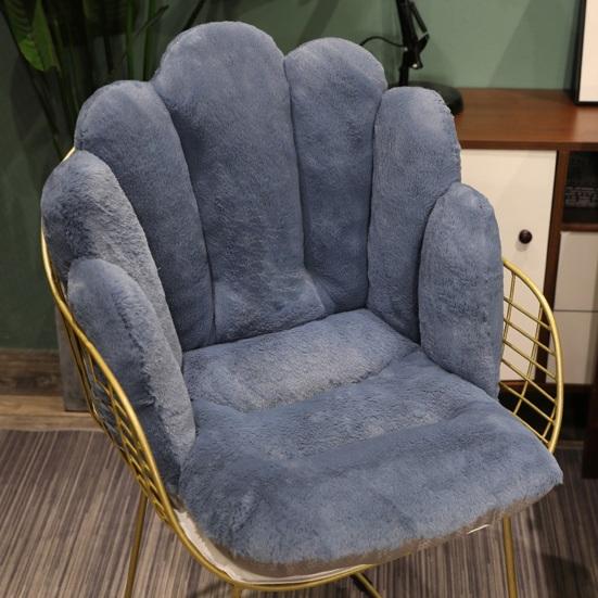 Lumbar Pillow Ultra Soft Thickened Home Decoration Semi-Enclosed Cartoon Plush Dining Chair Mat Back Massager for Office