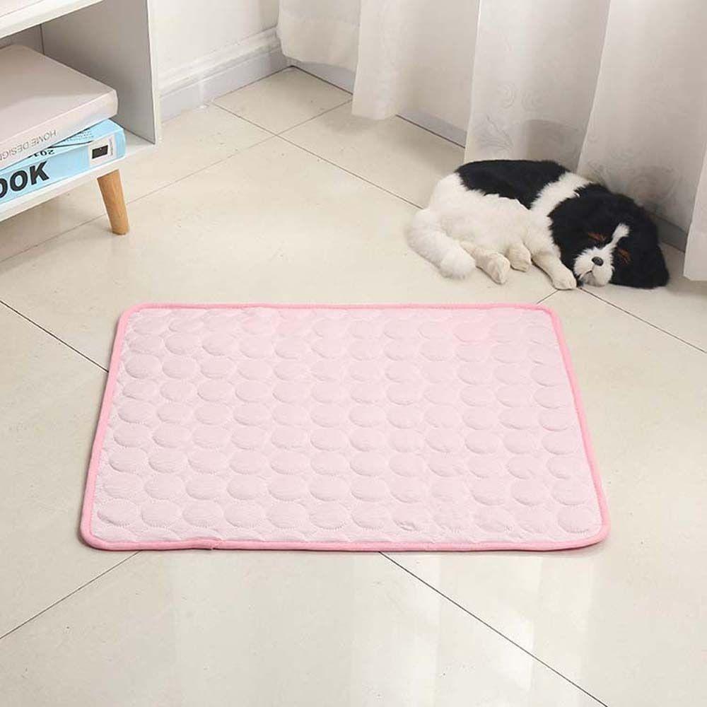 Non-Slip Pet Ice Pad Bite Resistant Pet Sleeping Pad Comfortable Dog Cooling Mat Summer