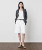 Siyajyu Sijn6108 Bermuda Denim Shorts_White