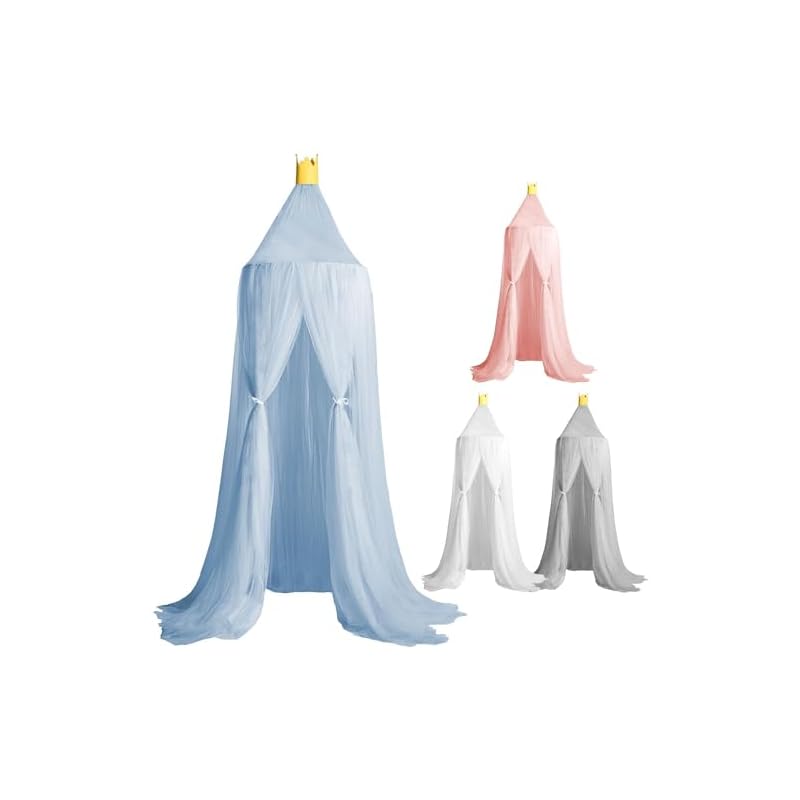 Life_mart Canopy Curtain [2.4m with Hanging Set, Easy Installation, Mosquito Tent] Mosquito Net, Princess Style, Nordic, Baby Crib, INS Style