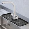 Silicone Faucet Splash Guard – Long Water Catcher Mat for Kitchen Sink&Counter – Drip Tray, Absorbent Pad – Countertop Protector