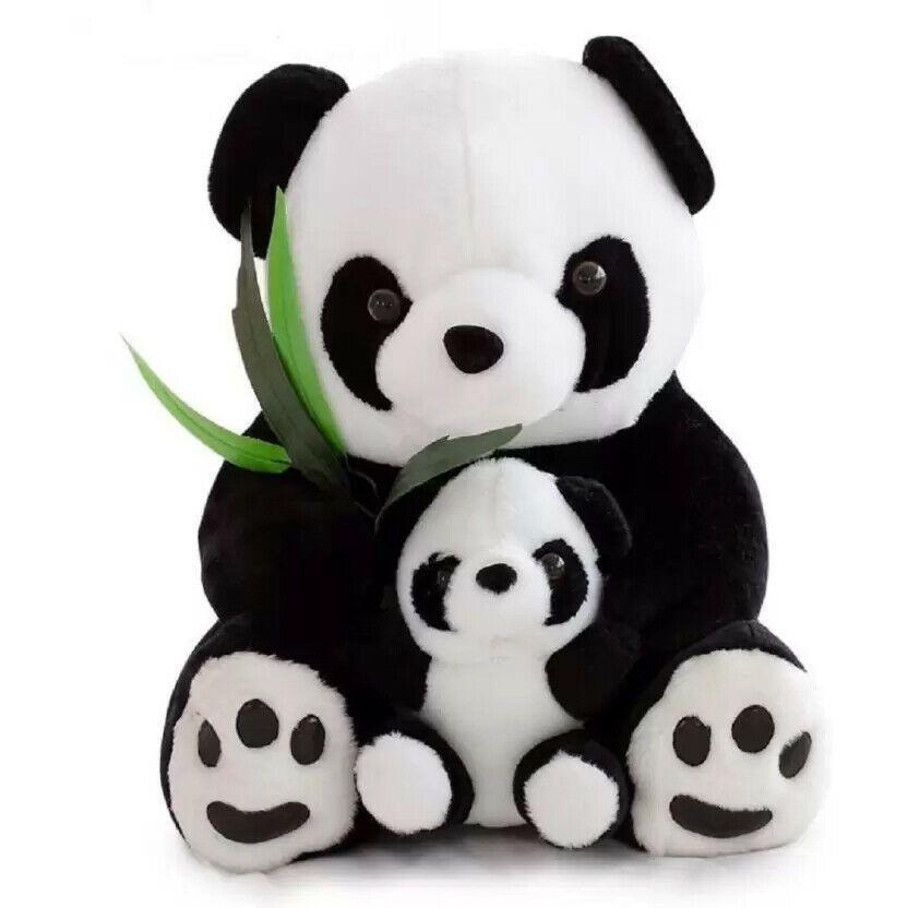 Panda Large 38cm Teddy Bear Cuddly Plush Stuffed Animal Soft Toy Kids Xmas Gift