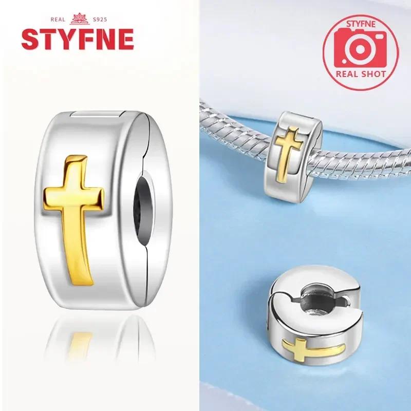 Copper Charms Religion Heart Lucky Eye Cross Beads Fit Originalbracelet For Women Fine Jewelry Gift