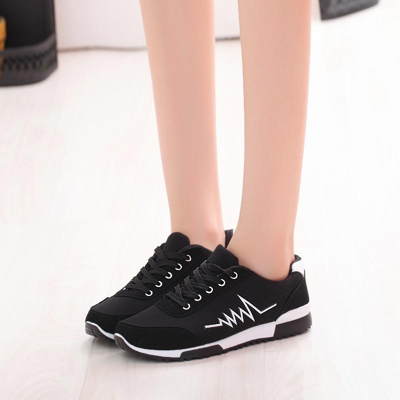 Damen Keilschuhe Neue Mesh Damen Schuhe Luxus Designer Schnürschuhe Rot Schwarz Damen Sneaker Lässig Chaussures Femme Basket Femme