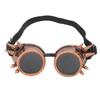 Lunettes Steampunk Industrielles Vintage Uniques à Pointes en ABS Lunettes de Cyclisme Double Couche Lunettes de Soleil Coupe-Vent