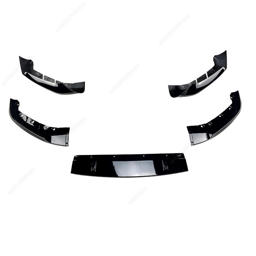 

Car Front Bumper Lip Spoiler Splitter Diffuser For BMW 5 Series G30 G31 520i 530i 540i M-Sport 2017-2020 Bodykits Tuning Black