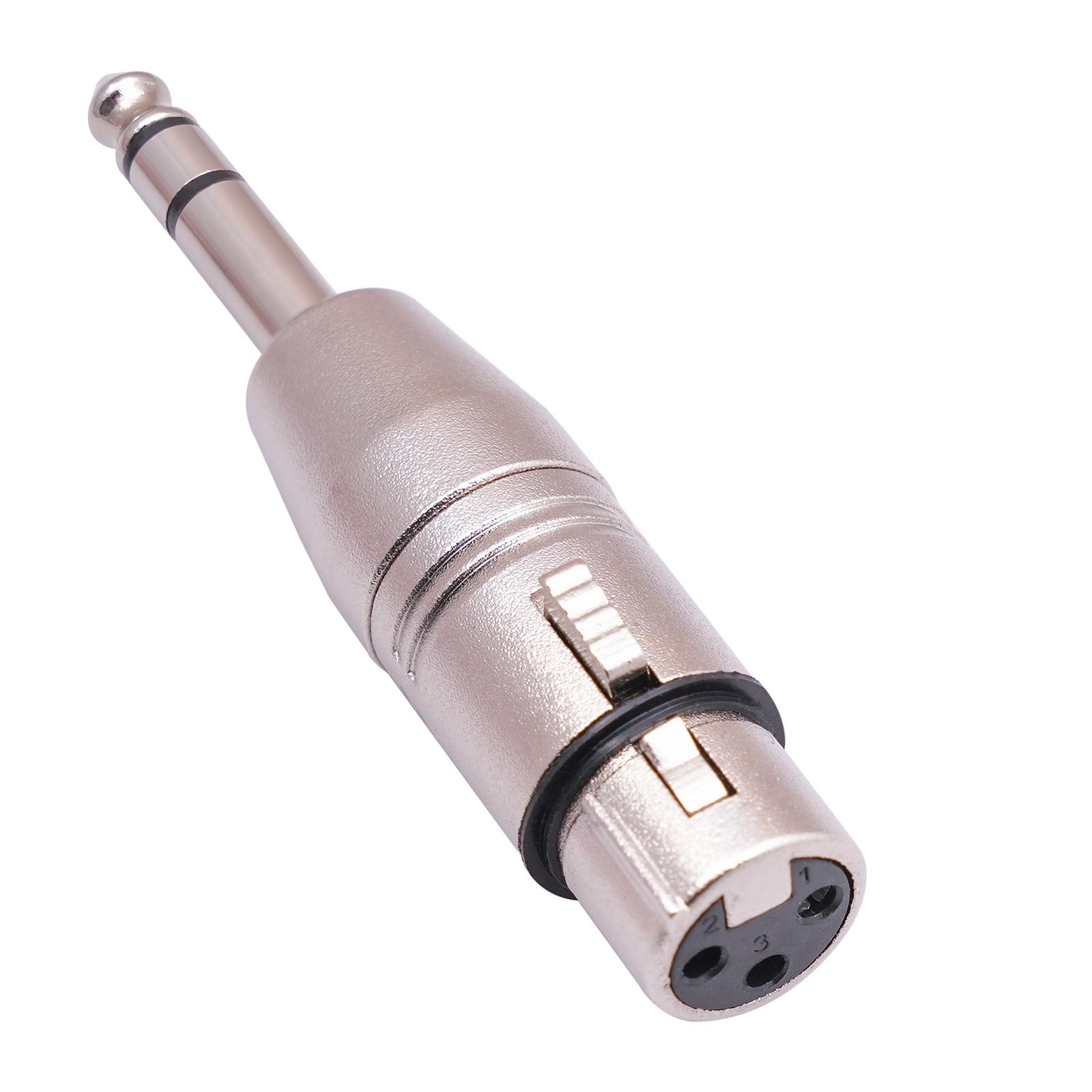 

XLR Female 3Pin to 6.35mm 1/4 inch стерео мужской аудио адаптер, 6.35mm 1/4 to XLR стерео аудио адаптер для микрофона