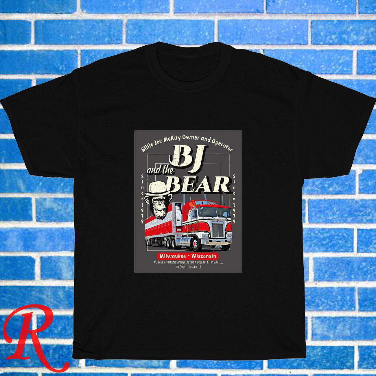 New BJ and The Bear Billie Joe Black/Grey/Navy/White Size S-5XL Unisex T-Shirt XXXXL