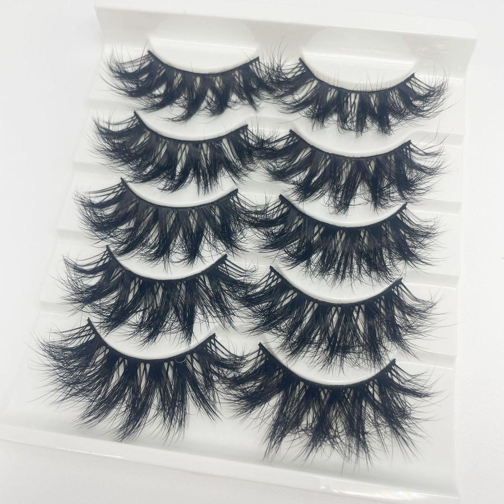 Nowe, europejskie i amerykańskie sztuczne rzęsy z norek marki Xiyin – gęste, cieszące się ogromnym powodzeniem w sprzedaży transgranicznej.