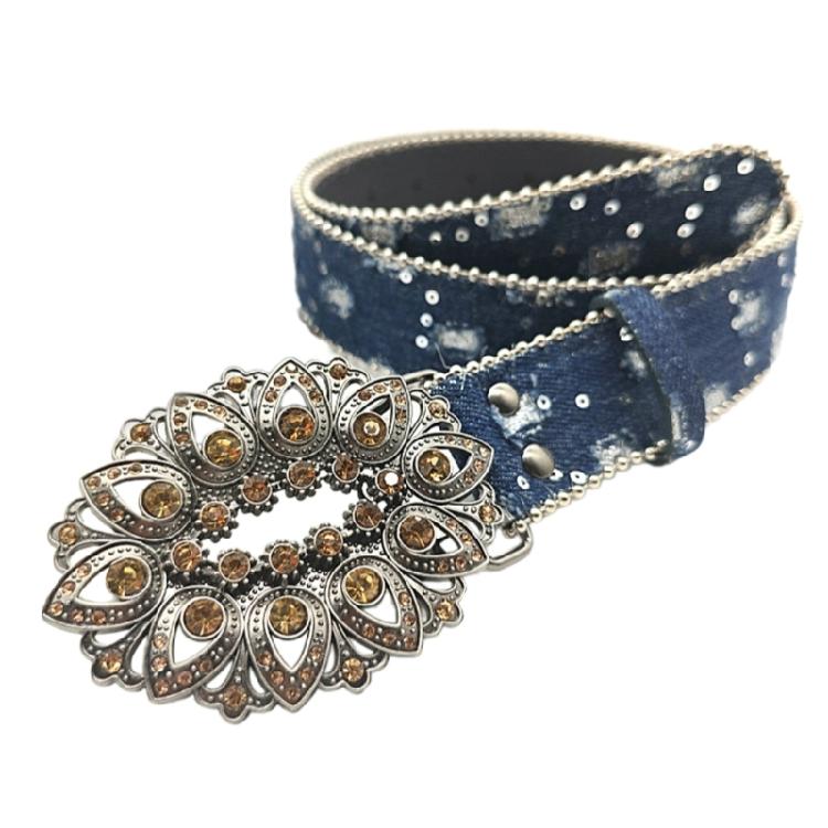 Rhinestones Buckle Belt for Woman Waist Decors Pants Belt Simple Belt Jeans Pants Decorative Belt Multiuse Waiststrap