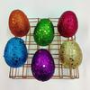 Colorful 6cm Plated Easter Egg Gift - Openable Plastic Shell for Kindergarten Lottery