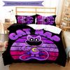 3-delige Poppy Playtime patroon beddengoedset dekbedovertrekset bevat dekbedovertrek & kussenslopen, perfecte decoratie voor de slaapkamer voor alle seizoenen & cadeau
