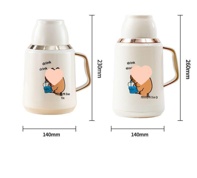 Capybara Insulated Hot Water Bottle – Chubby Cool-Keeping, Heat-Preserving Thermos.