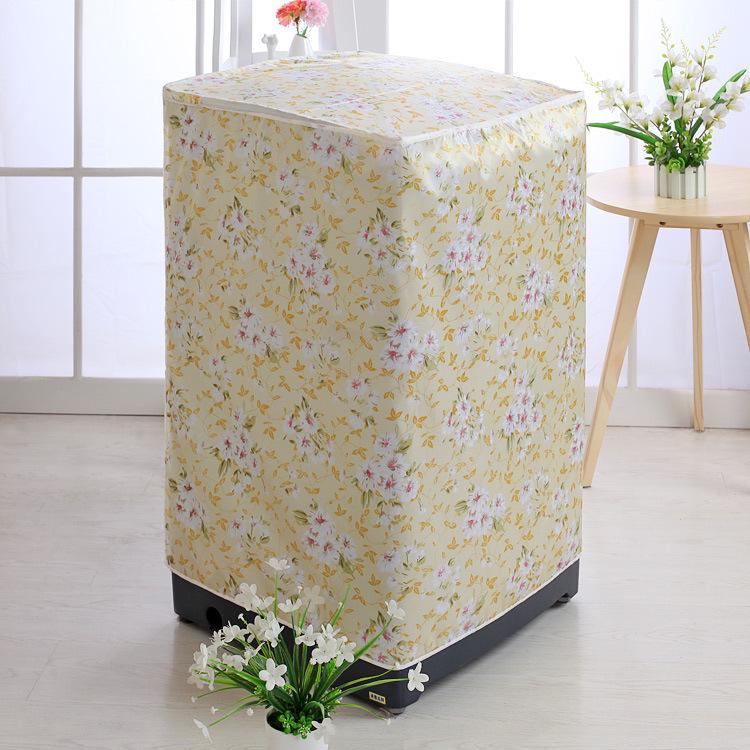 Kang's Satin Fabric Dust Cover for Vertical Pulsator Double Tub Washing Machines