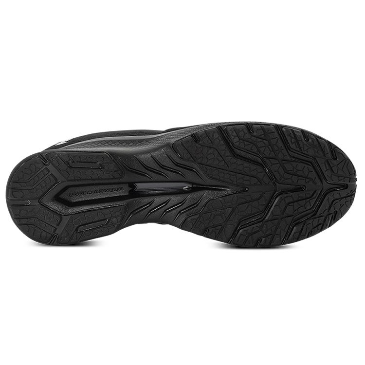 Under Armour Charged Bandit 7 Lightweight Sports Fabric Synthetic Leather Low-Top Running Shoes Men Sneakers Black 3024184-004