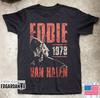 Hot! Eddie Van Halen Tour 1978 Black Unisex T-shirt Size S-5XL