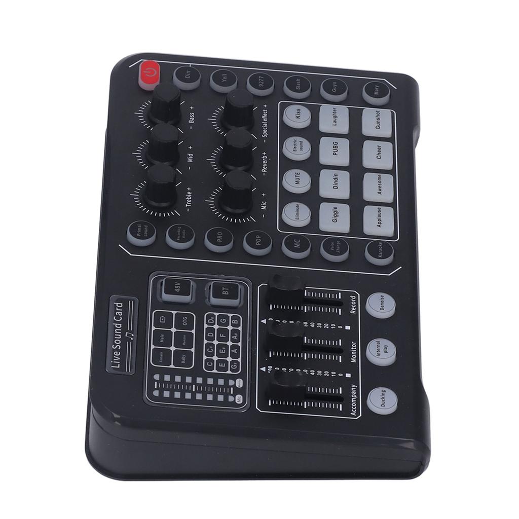 Live Sound Board DSP Chip Dual Channel Wireless Professional Multifunctional Sound Board