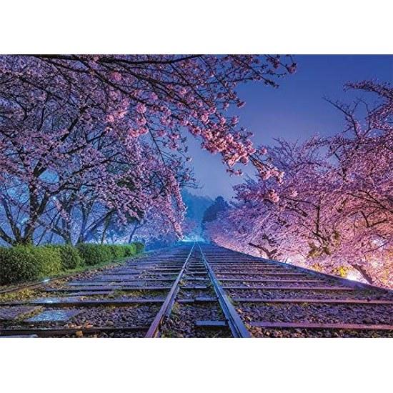 Yanoman Made Japan 500 pieces jigsaw puzzle glowing KAGAYA Dream Orbit (Kyoto) (38x53cm) 05-1015 piece request postcard adhesive spatula included card