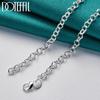Silver Flower Necklace Fashion Wedding Jewelry