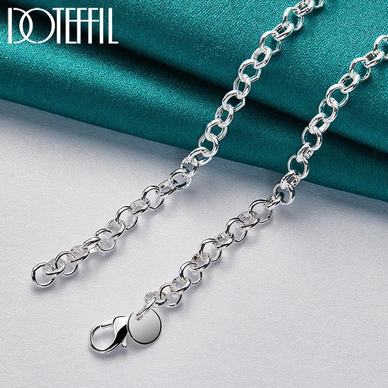 Silver Flower Necklace Fashion Wedding Jewelry