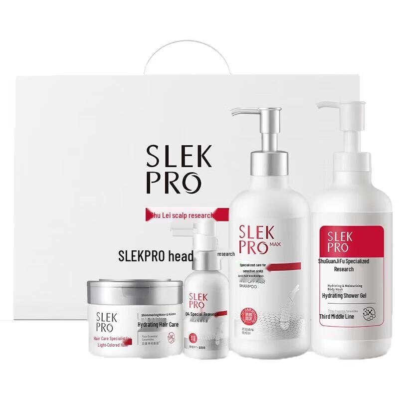 Slek PRO Moisturizing & Anti-Hair Loss Hair Care 4-Piece Set