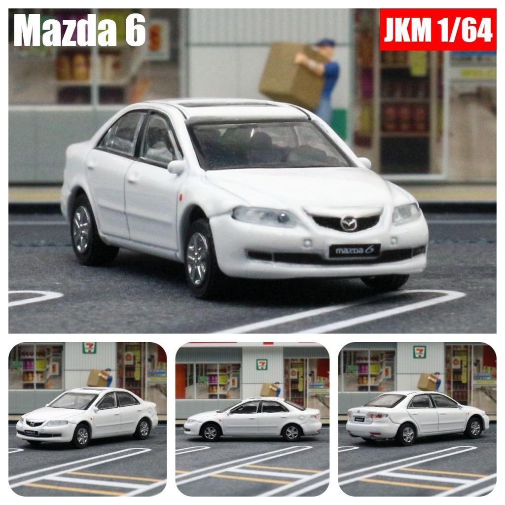 1/64 Mazda 6 Miniature Model, Premium Classical Toy Car Vehicle