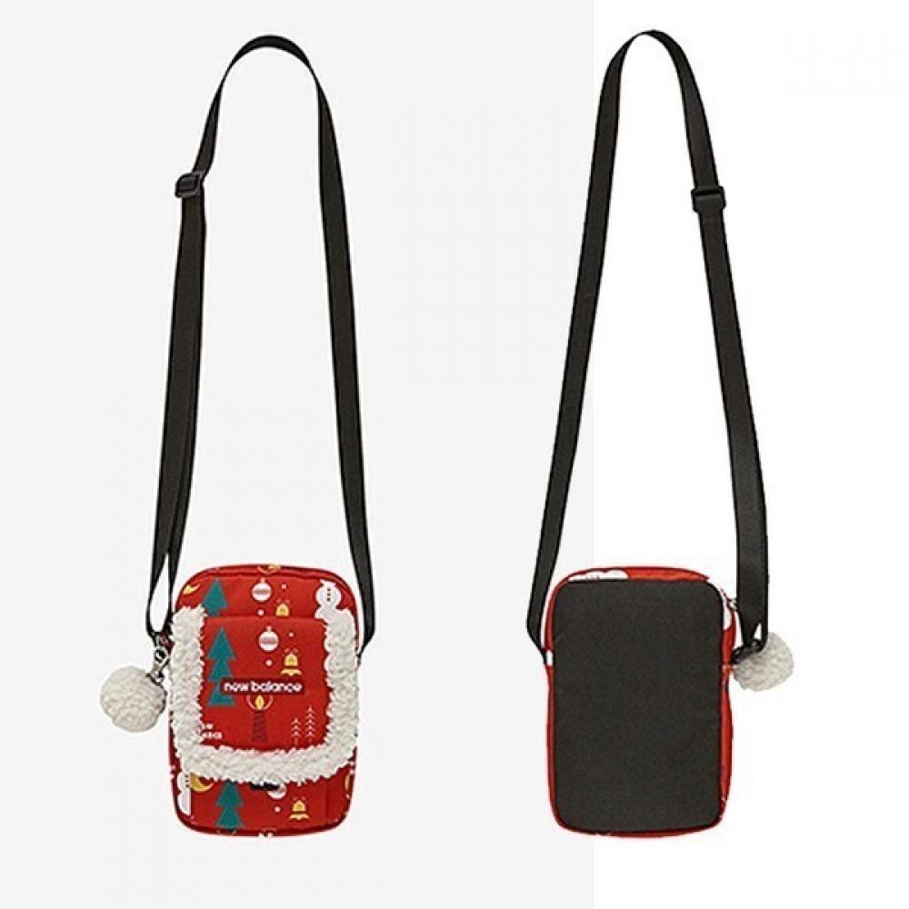 

New Balance Half Club Christmas Cross Bag Nk8acf617u 20 Kids Bag Auxiliary Bag Red