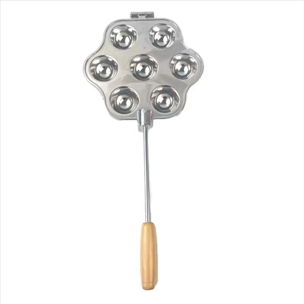 Doppelseitige Eierkuchenform Langes Handgriff Mini-Muffins Backform Gas Elektroherd