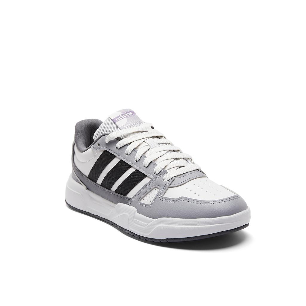 Adidas Lite Baller Synthetic Leather Comfortable Fashion Durable Low-Top Skate Shoes Unisex Sneakers Gray White Black HQ9336