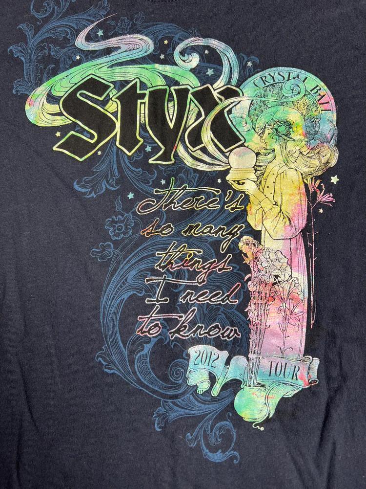 Styx Band Black Concert Music T-Shirt Cotton S-234XL Unisex T-Shirt XXXL