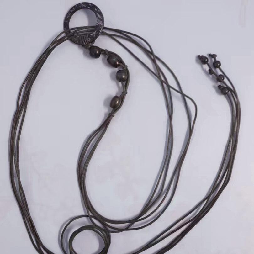 Women's Bohemian Beaded Waist Belt - Woven Waist Chain Accessory for Dresses