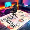 Custom Name Personalized Crayon Shin Print Carpet, Versatile Home Decor Rug, for Playroom, Apartment, Balcony, Entryway, Hallway Gift