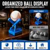 PLA 3D-gedrucktes Baseball-Aufbewahrungsregal Drei baseballschlägerförmige Golfball-Displayständer Softball