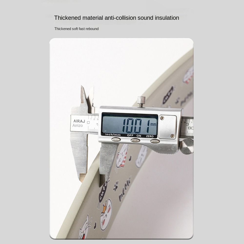 2M/Roll DIY Thickened Wall Base Self Adhesive Soft Wall Sticker Anti-collision Decoration Strips Bedroom