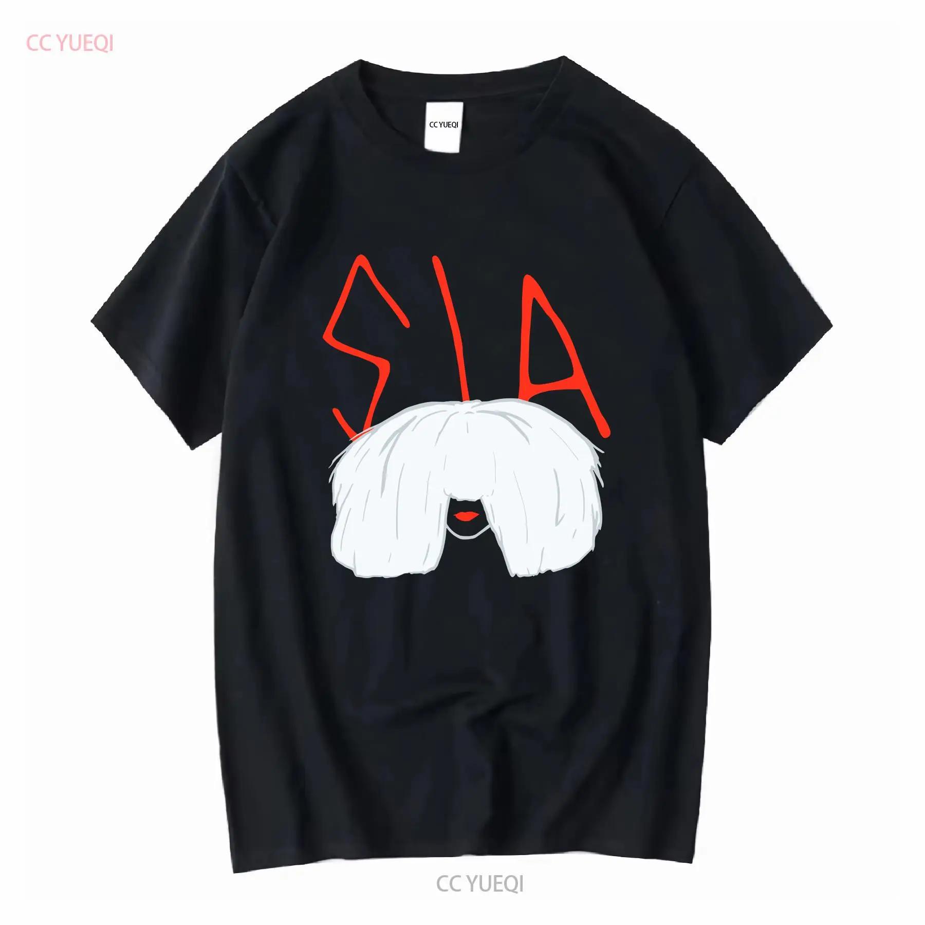 Sia T Shirt Mens Large Black Tultex Music Australian Singer Songwriter Vintage Washed Slightly Fashion Versatile Breathable S разноцветный