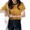 Striped T-shirt Short-sleeved Women's Summer Clothing New Round Neck Loose and Careful Machine Foreign Style Simple Student Top