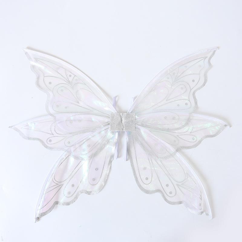 

1 шт. Крылья бабочки эльфа принцессы для детей, реквизит для выступлений для девочек, С Днем Рождения, Свадебные украшения, Крылья ангела