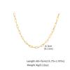 Delicate Zircon Pendant Necklace for Women, Stackable Multi-Layer Stainless Steel Necklace, 18K Gold Plated Fashion Jewelry Set